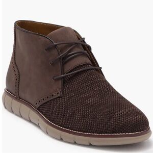 Johnston & Murphy Holden Knit Chukka Size 9.5 Dark Brown